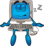 kid at computer