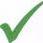 A tick symbol